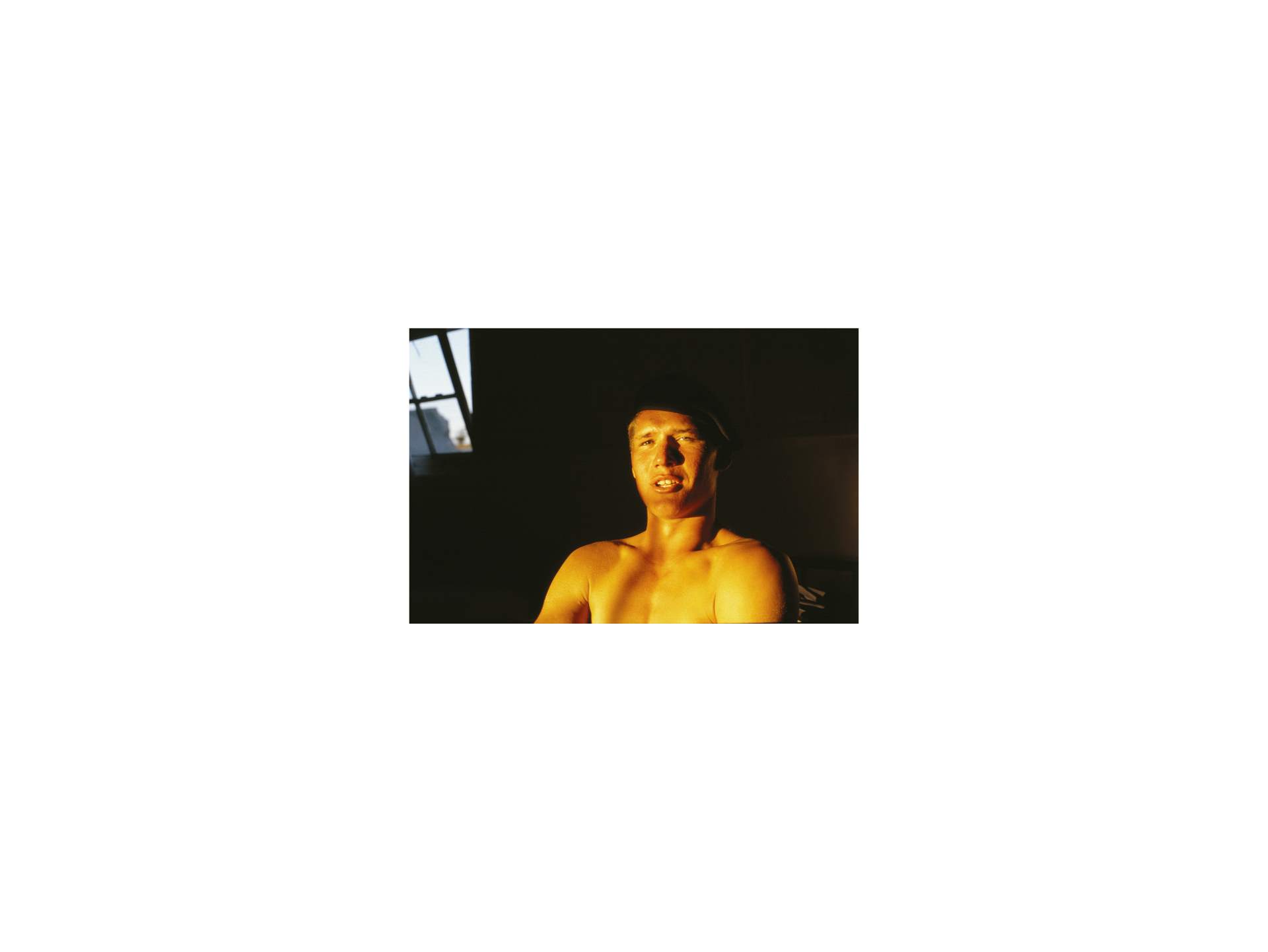 Stephen Symons, Conscript portrait, SAS Saldanha, February 1990, Digital print from slide, 59.8 cm × 79.7 cm (23 ½ in. × 31 in.)